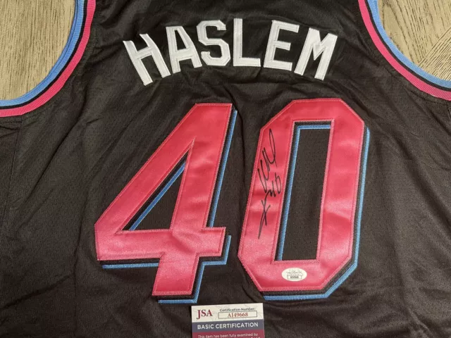 Tyler Herro Heat Signed Pink Miami Vice Specialty Style Jersey