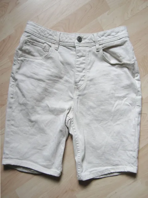Pantaloncini jeans XL Bermuda/Slim W32 beige