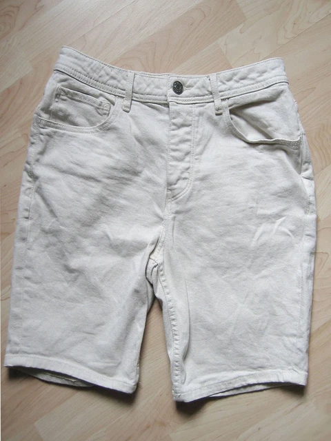 Pantaloncini jeans XL Bermuda/Slim W32 beige