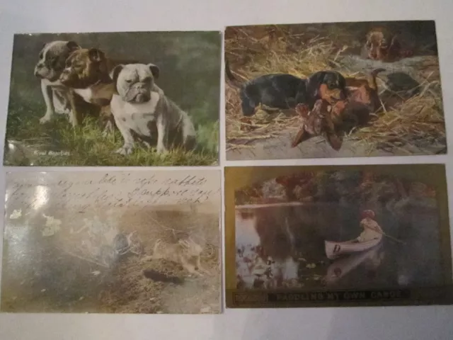 20 Vintage Postcards - Various Artists - Pre 1911 - Collectible - Lot E  Tub Abc