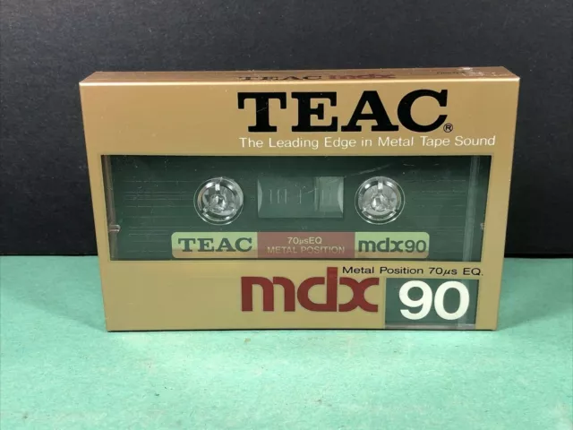 TEAC | MDX 90 | Metal Position Audio Cassette Tape | Sealed