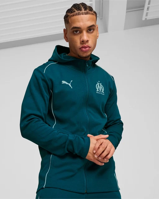 PUMA VESTE DE pluie GRIS om kway foot marseille taille M 100 OFFICIEL EUR 29 00 PicClick FR