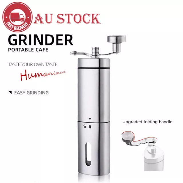 Upgraded Stainless Steel Coffee Bean Manual Grinder SpiceNuts Grinding Hand Tool