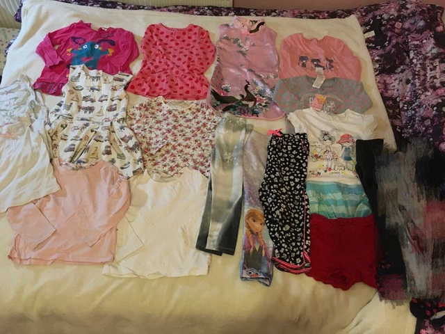 Bundle Girl Next Geroge Dress Tops Leggings Shorts Vests Fit 2-3years