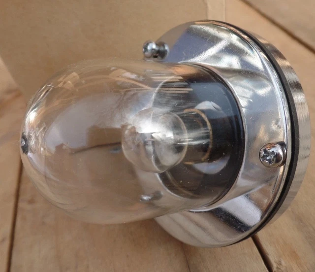 Vintage NOS Janus Chrome Anchor Light New Old Stock.