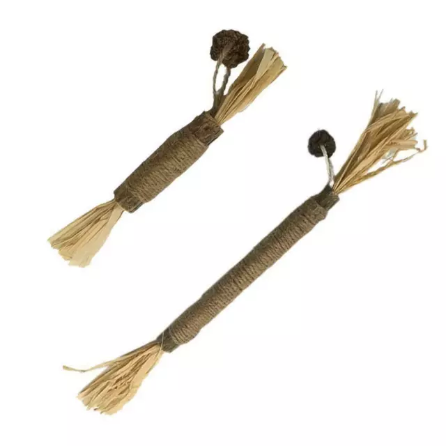 Catnip Toys Cat Wand Silvervine Sticks Cat Toys For Indoor Toy Chew Cats G2S5