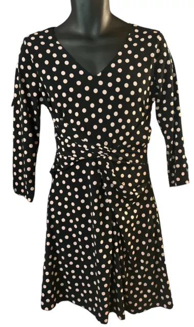 Metaphor dress Women’s size M Polka Dot Polyester Spandex Blend