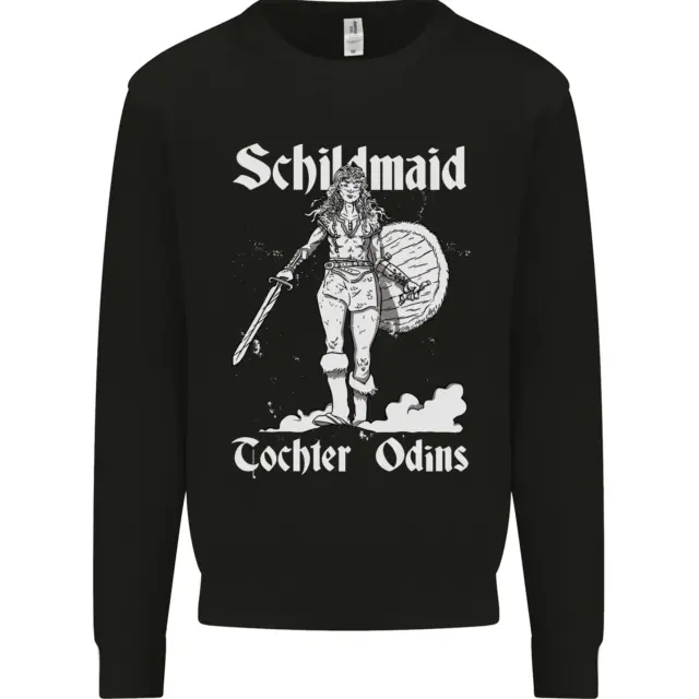 Schildmaid Viking Shield Maiden Kids Sweatshirt Jumper