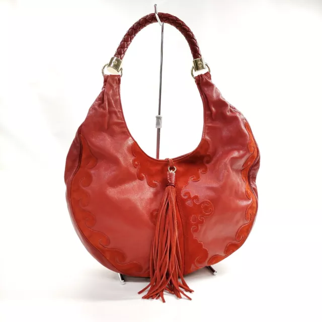 Yves Saint Laurent Shoulder Bag  Red Leather 2651506