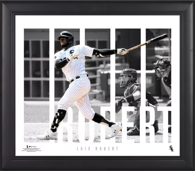 Luis Robert Chicago White Sox Framed 15'' x 17'' Player Panel Collage