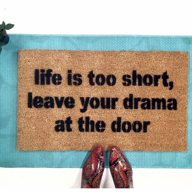 Manta Gruesa Puerta de Hobby Frontal Impresa Inglés Alfombras Puerta Puerta Difusa Manta Tejida