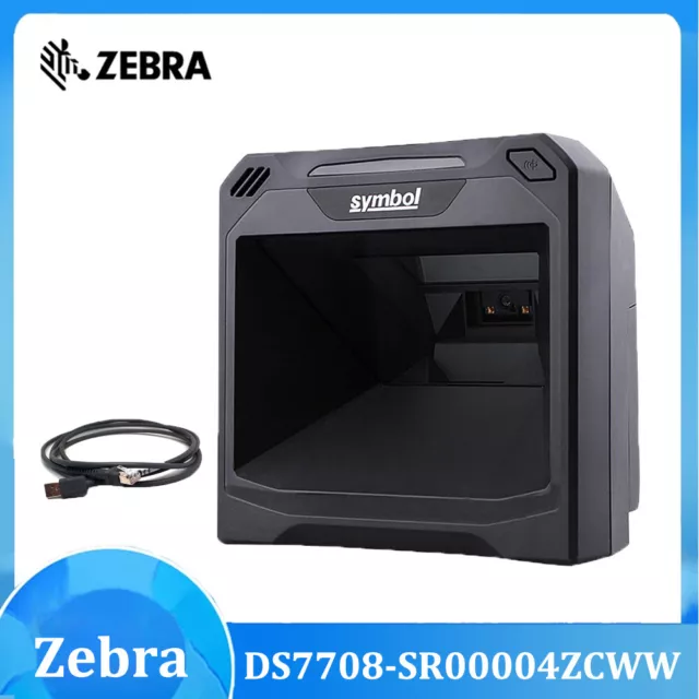 Zebra Symbol DS7708-SR00004ZCWW 2D USB Handsfree Vertical Slot Barcode Scanner
