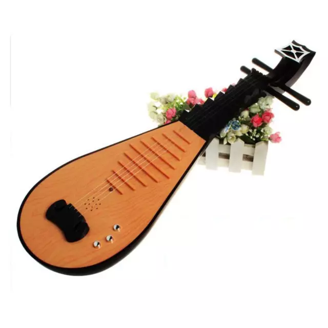 Classic Electric Pipa Musical Instrument Chinese Lute Guitar Playable Toy