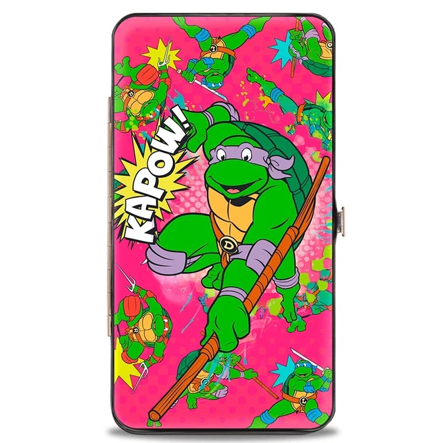 HINGED WALLET KAPOW! Donatello Action Pose/Scattered Turtle Action ...