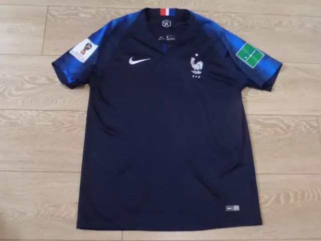 Maillot Football Equipe De France Coupe Du Monde 2018 T.Adulte L Les Bleus