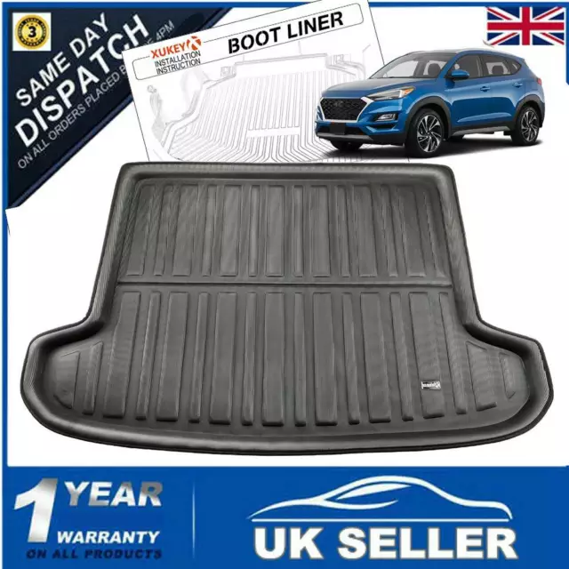 FOR HYUNDAI TUCSON TL 2015- Tailored Boot Tray Trunk Liner Car Mat Heavy Duty