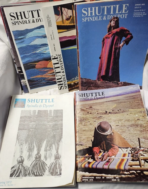 Tejedores de mano Shuttle Husillo y Dyepot Guild of America
