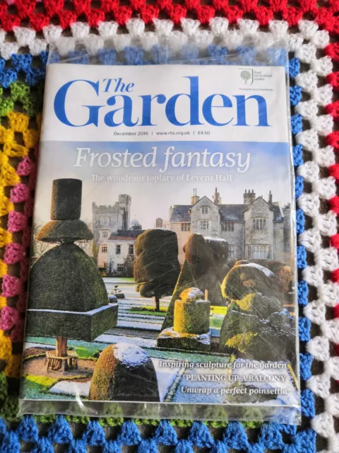 RHS The Garden Magazine Dec 2016 Royal Horticultural Society Sealed