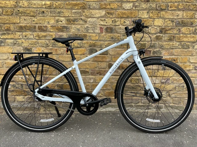 RIDGEBACK SUPERNOVA EQ White Medium Hybrid Bike Unisex Adult