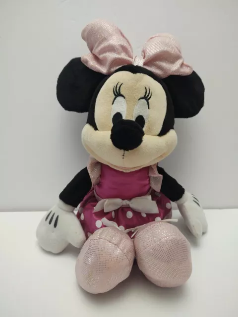 Disney Just Play MINNIE MOUSE Light Up Bow Talking plush.