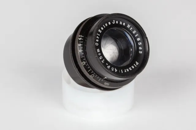 Very RARE Carl Zeiss Jena Planar 7,5cm 1:4,5 Macro Vintage Lens