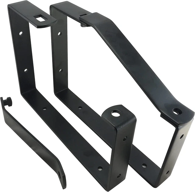 KEYPAK 2 PACK Universal Lockable Wall Ladder Rack Brackets Secure