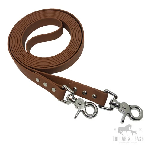 WESTERN RAWHIDE - Rêne en cuir Latigo de Barils