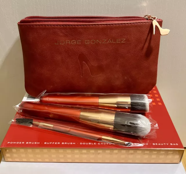 MAKE - UP Brush Set & Beauty Bag ( B-Ware )