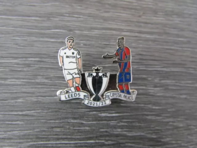 Leeds United v Crystal Palace 2021 - 2022 Season Football Badge