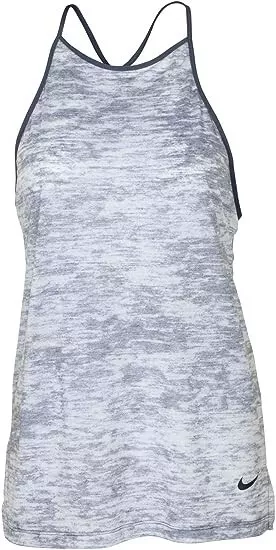 Nike Dri-Fit Breathe Strappy Tank Top Women's Size S Thunder Blue AQ4473 471 New