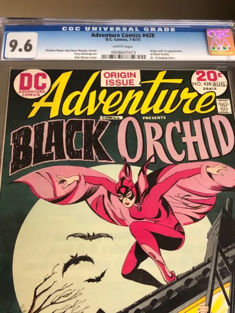 Adventure Comics #428 (DC 1973) CGC NM+ 9.6 White 1st Appearance Black Orchid