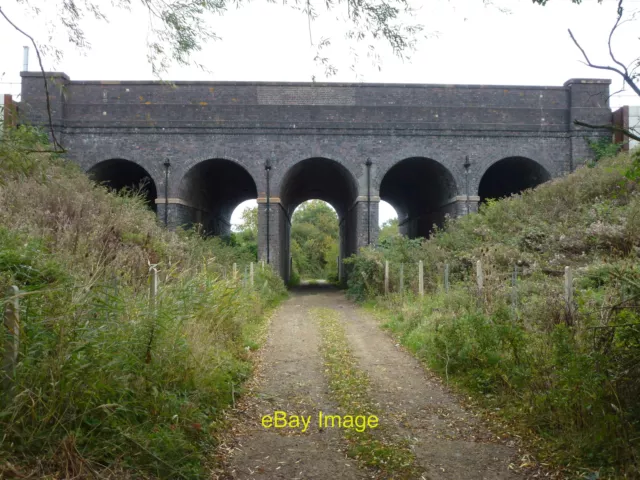 Photo 12x8 Five Arch Bridge at Church End Wood Walton This bridge carries  c2013