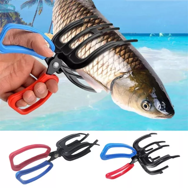 FISHING PLIER GRIPPER Metal Fish Control Clamp Claw Tong Grip