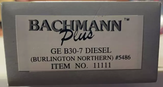 BACHMANN PLUS HO - GE B30-7 Diesel Locomotive - Burlington Northern #5486