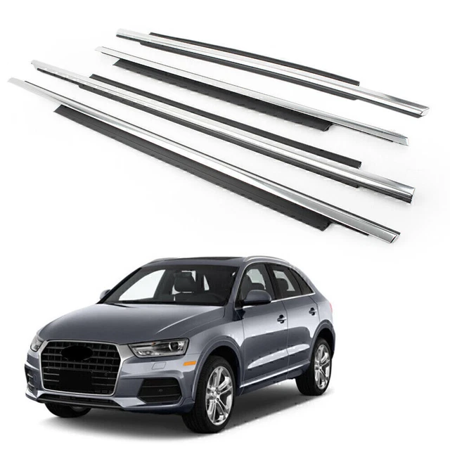 4X Weatherstrip Window Door Belt Moulding Trim Seal Belt for Audi Q3