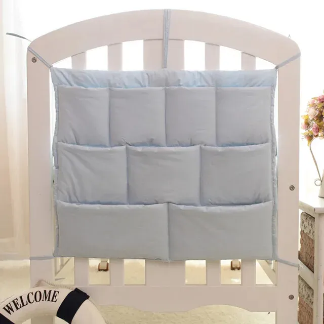 Hanging Storage Bag Baby Cot Bed Toy Diaper Pocket Newborn Crib Bedding Set