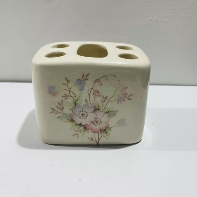 Royal Cauldon Hull England Ceramic Toothbrush Holder Free Tracked Postage