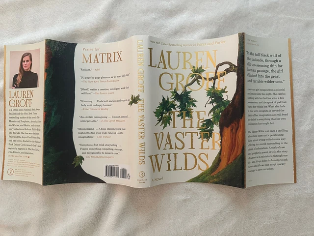 Signed 1st/1st The Vaster Wilds by Lauren Groff (2023 Hardcover) 3