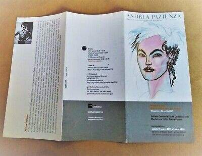 Andrea Pazienza - Segni e memorie per una rockstar - Pieghevole mostra 2005