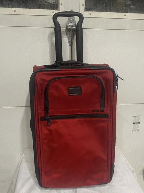 Tumi Alpha 2 International 2 Wheel Red 22'' Expandable Carry-on Suitcase 22922RH