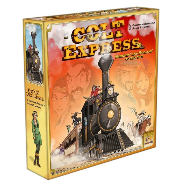 COLT EXPRESS 3D Train Robbery Board Game Asmodee Ludonaute COLT01 ...