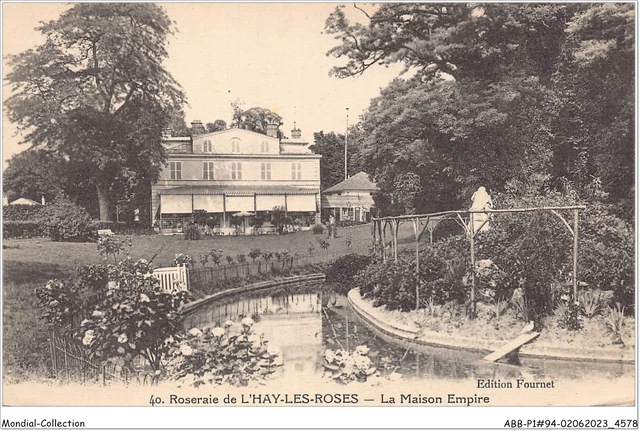 ABBP1-94-0057 - roseraie de L'HAY-LES-ROSES - la maison empire