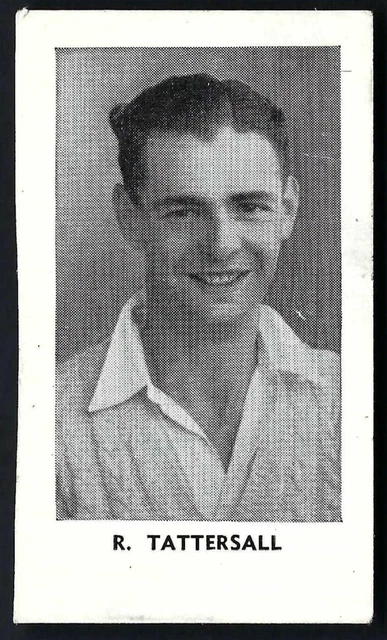 Thomson - The World's Best Cricketers (Mauve, 1965) - #12 R Tattersall, Lancs