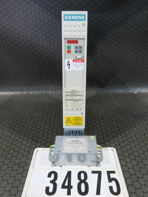 Siemens Simovert 6SE7016 1EA31 mit 6SE7021 0ES87 0FB0 Netzteil 34875