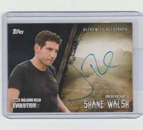 Walking Dead Evolution Jon Bernthal/Shane Walsh Autograph Card #/50  A-Jbe