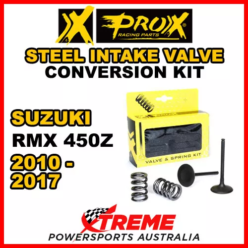 ProX For Suzuki RMX450Z RMX 450Z 2010-2017 Steel Intake Valve & Spring Upgrade K