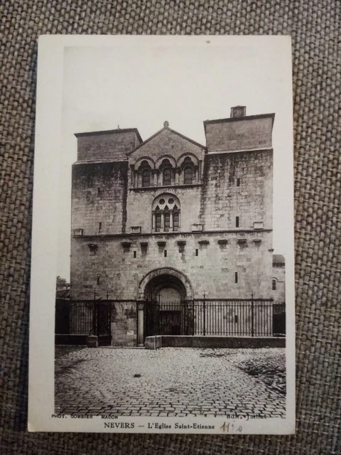 Cpa Nevers L Église Saint Étienne