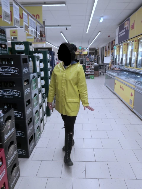 Ostfriesennerz Herren Wasserdicht Friesennerz Regenjacke Parka