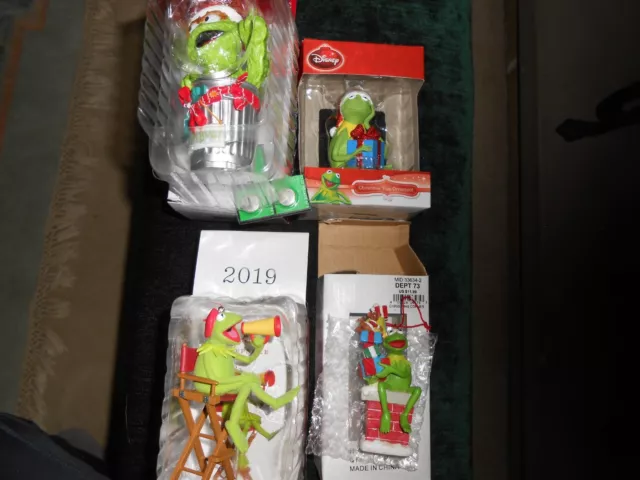 Disney The Muppets Kermit The Frog Christmas Ornaments