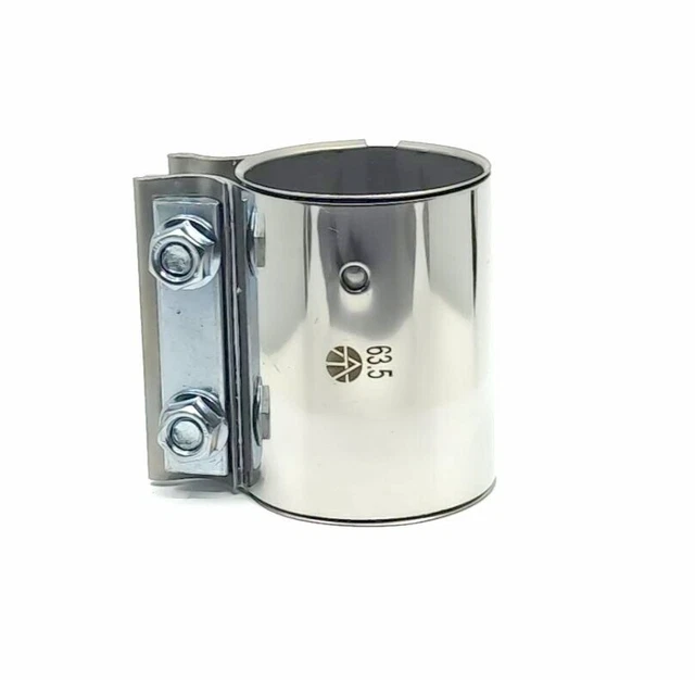 FOX Stainless Steel Exhaust Clamp – 59-63mm Adjustable Band Clamp